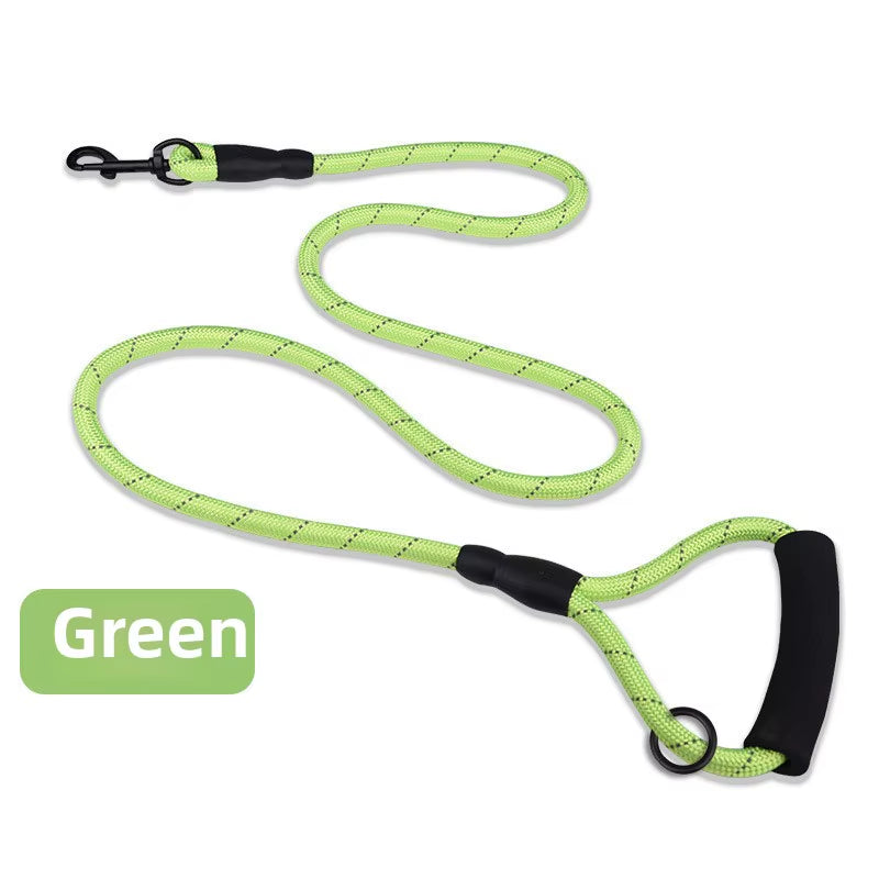 Reflective Pet Leash, Explosion-Proof, Webbing, Dog Leash, Anti-Lost Dog Leash