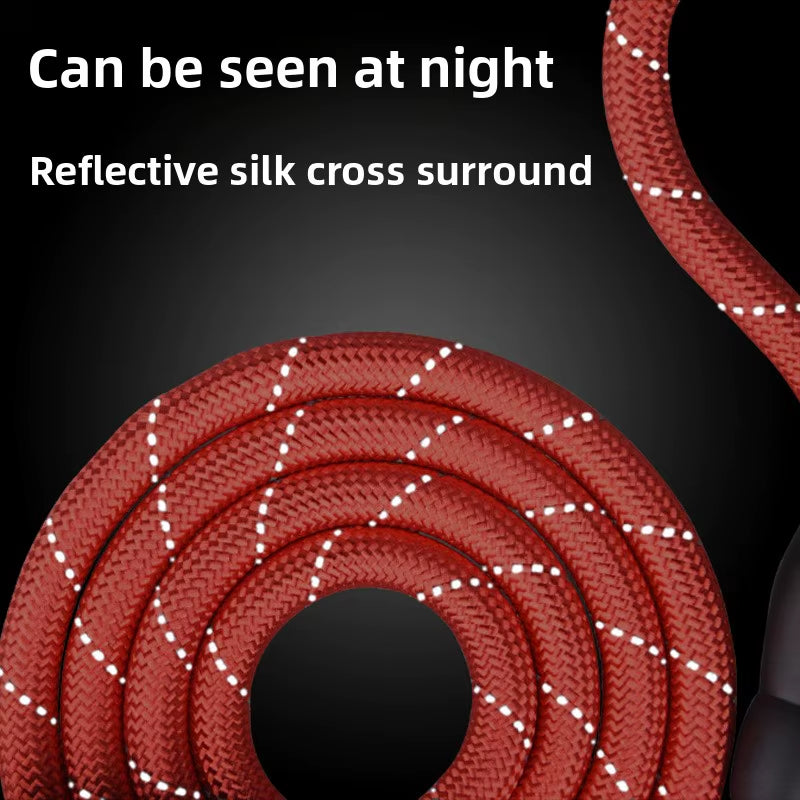 Reflective Pet Leash, Explosion-Proof, Webbing, Dog Leash, Anti-Lost Dog Leash