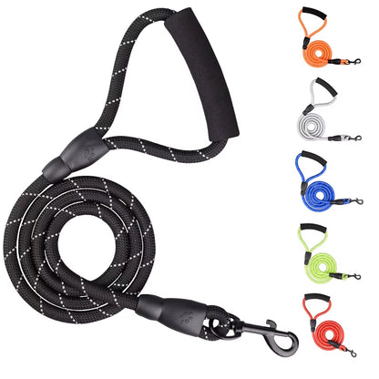 Reflective Pet Leash, Explosion-Proof, Webbing, Dog Leash, Anti-Lost Dog Leash